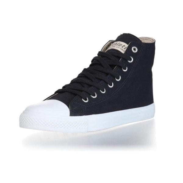 Fair Trainer  White Cap Hi Cut Collection 18 Black Navy Just White von Ethletic