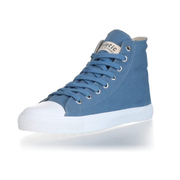 Fair Trainer  White Cap Hi Cut Collection 18 Rainy Sea Just White von Ethletic