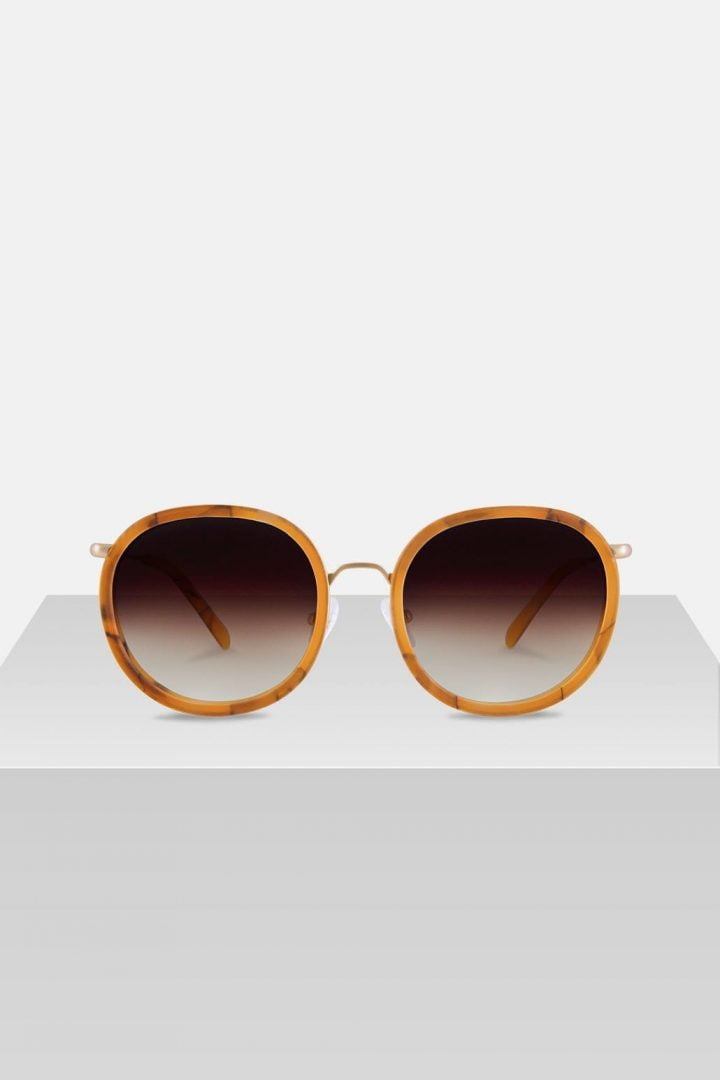 Sonnenbrille Jakob - Amber Orange von Kerbholz