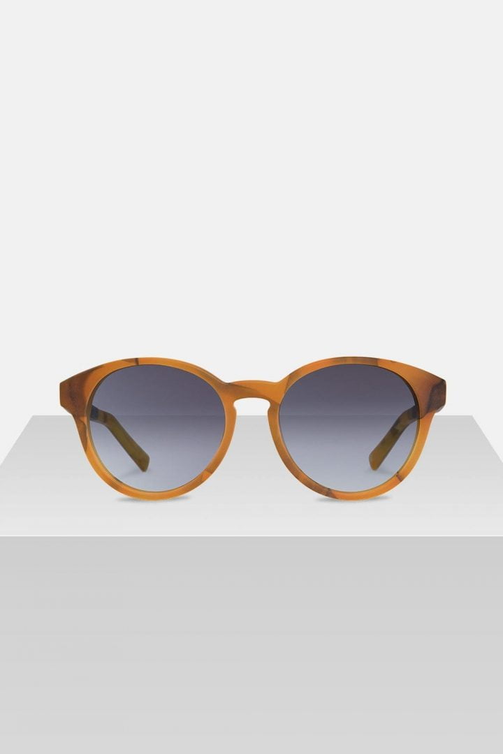 Sonnenbrille Leopold - Amber Orange von Kerbholz