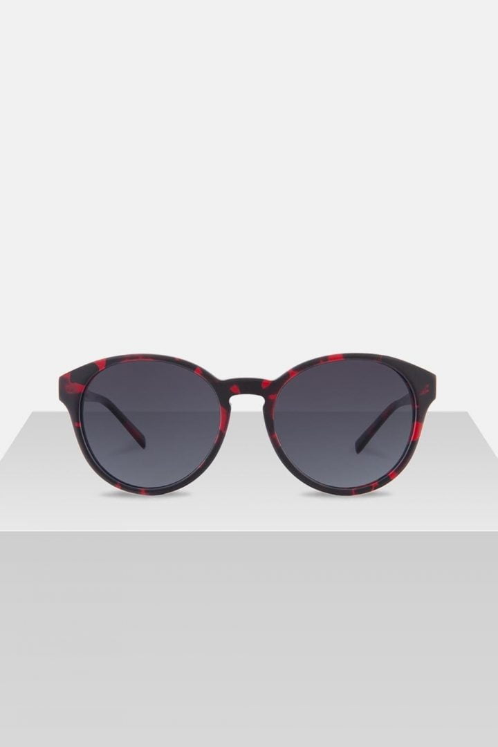 Sonnenbrille Leopold - Funky Red von Kerbholz