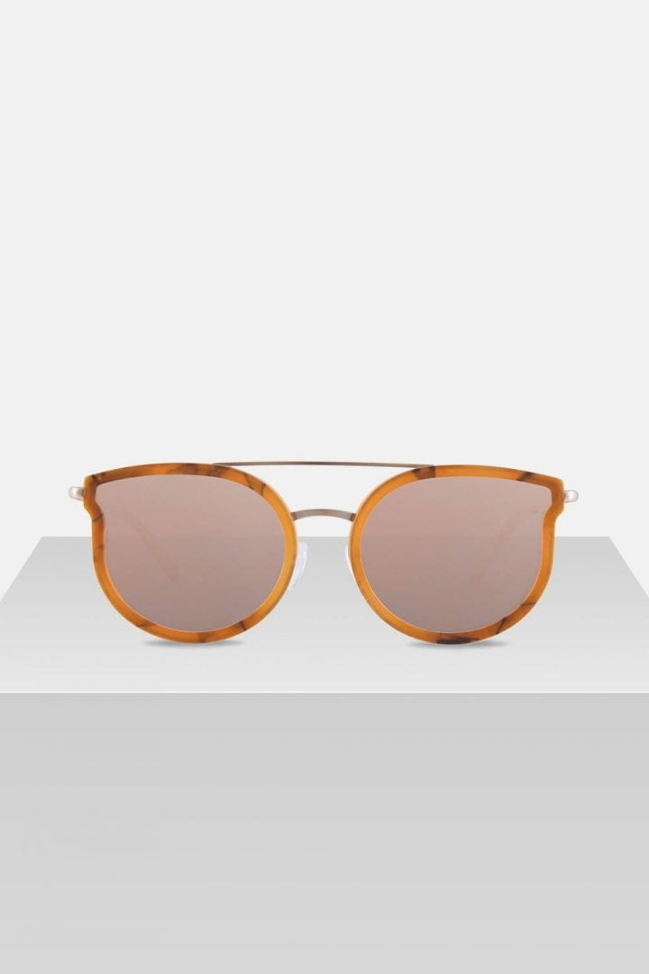 Sonnenbrille Maria - Amber Orange von Kerbholz