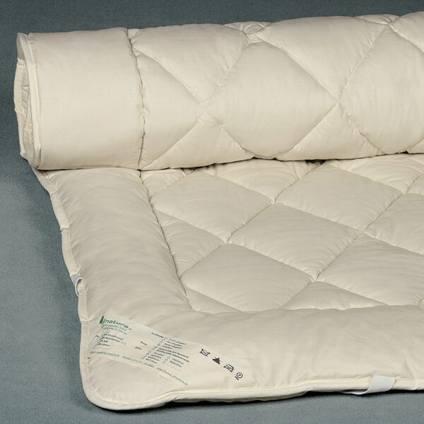 Kamelflaumhaar-Baby-Unterbett "Cammello" - 70x140 cm von allnatura