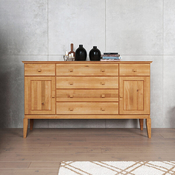 Sideboard "Daria" - H100xB168xT45cm - Wildeiche von allnatura