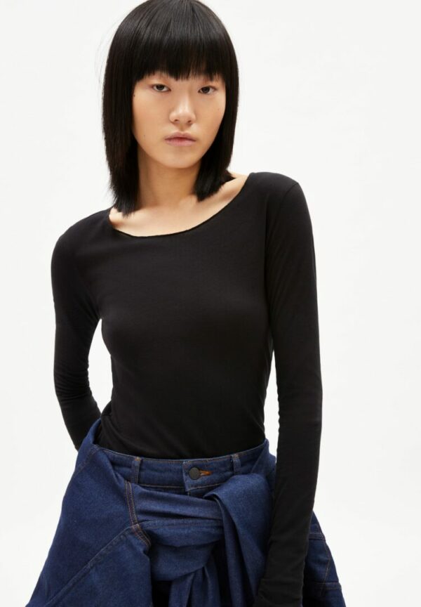 Longsleeve Evvaa Soft In Black von ArmedAngels