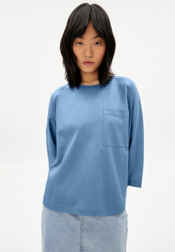 Longsleeve Julikaa Mercerized In Cloudbusting von ArmedAngels