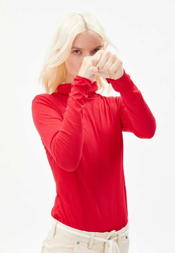 Longsleeve Malenaa In Dark Poppy von ArmedAngels