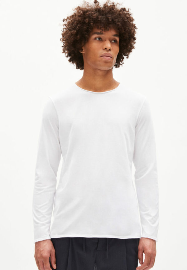 Longsleeve Naante In White von ArmedAngels