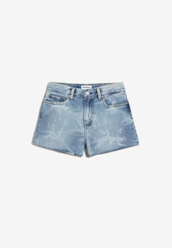 Shorts Maleaa Batik In Tie Dye Wash Denim Blue von ArmedAngels