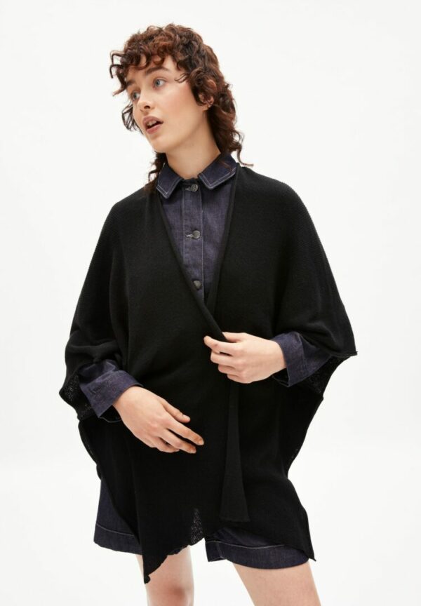 Strickjacke Alvaa Lino In Black von ArmedAngels