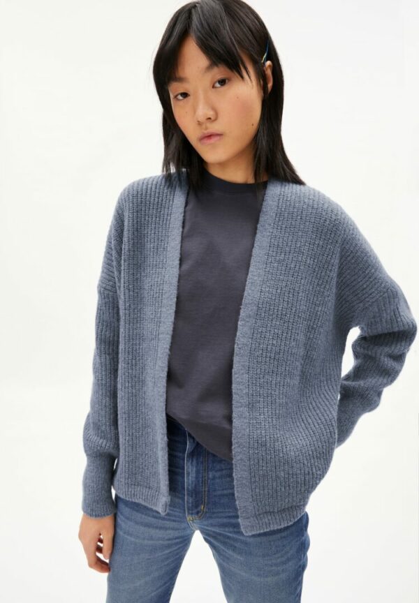 Strickjacke Vilanaa In Light Shadow Blue von ArmedAngels