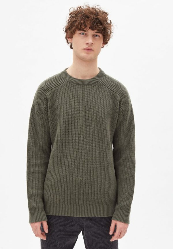 Strickpullover Aarvis In Icy Moss von ArmedAngels