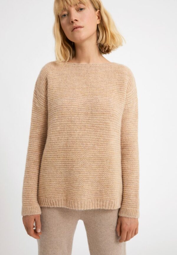 Strickpullover Aglaiaa In Golden Harvest-kinoko Melange von ArmedAngels