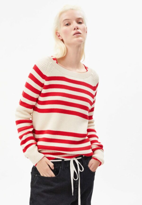 Strickpullover Annikaa Soft In Undyed-dark Poppy von ArmedAngels