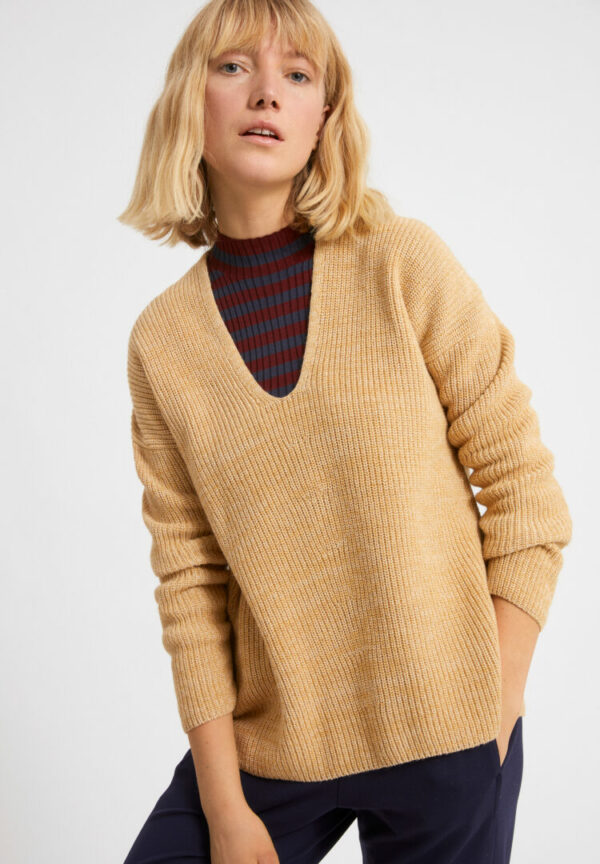 Strickpullover Aryanaa In Golden Harvest-oatmilk von ArmedAngels