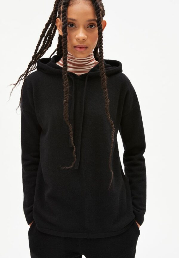 Strickpullover Brianaa Recycled Wool In Black von ArmedAngels