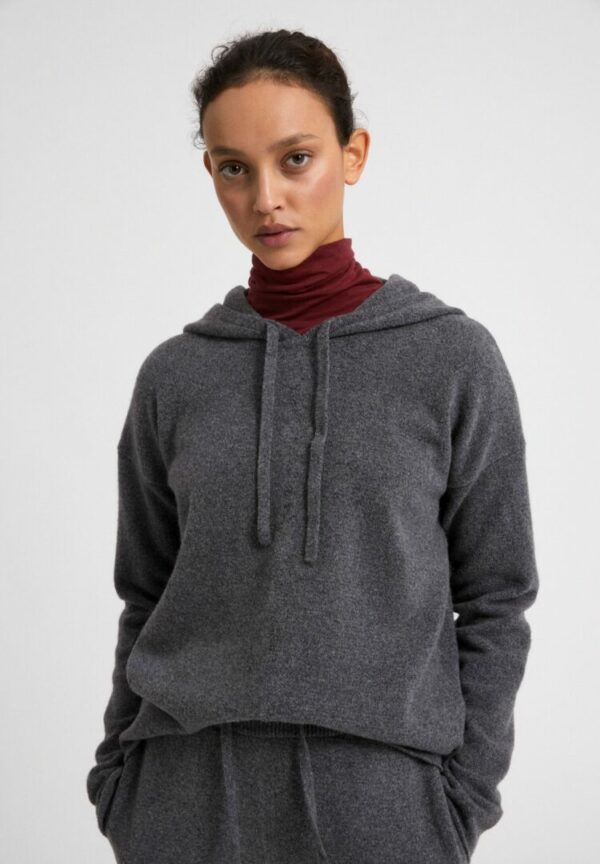 Strickpullover Brianaa Recycled Wool In Mid Grey Melange von ArmedAngels