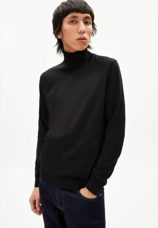 Strickpullover Glaan Solid In Black von ArmedAngels