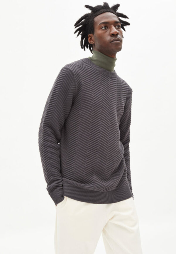Strickpullover Heringaa In Acid Black von ArmedAngels