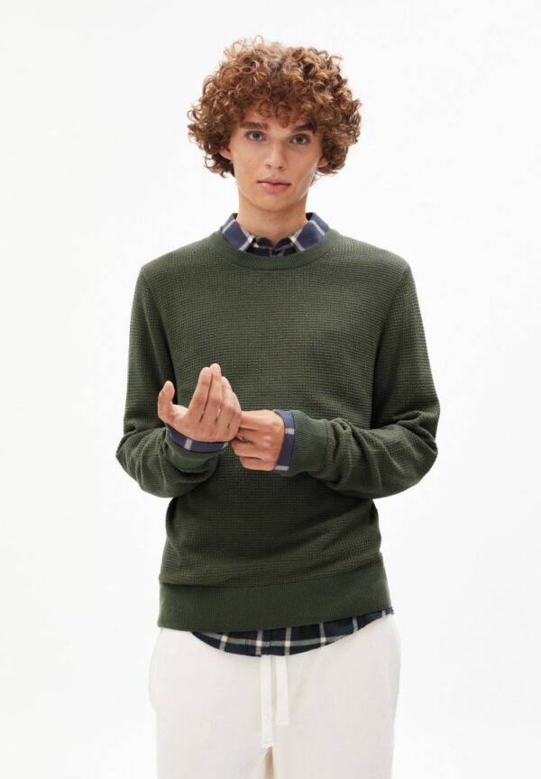 Strickpullover Laavo In Icy Moss von ArmedAngels