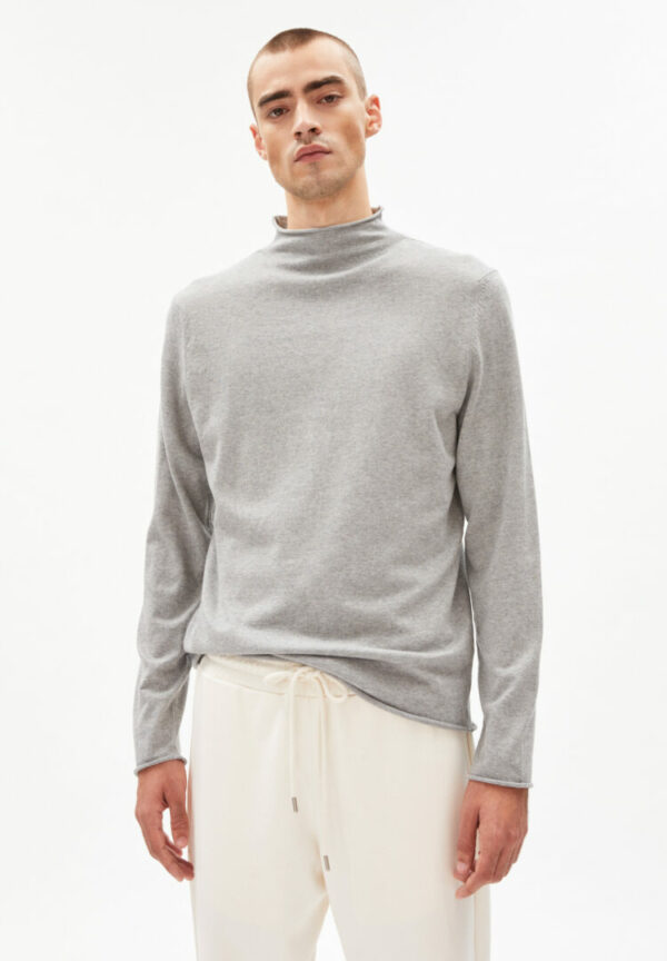 Strickpullover Maarti In Light Grey Melange von ArmedAngels