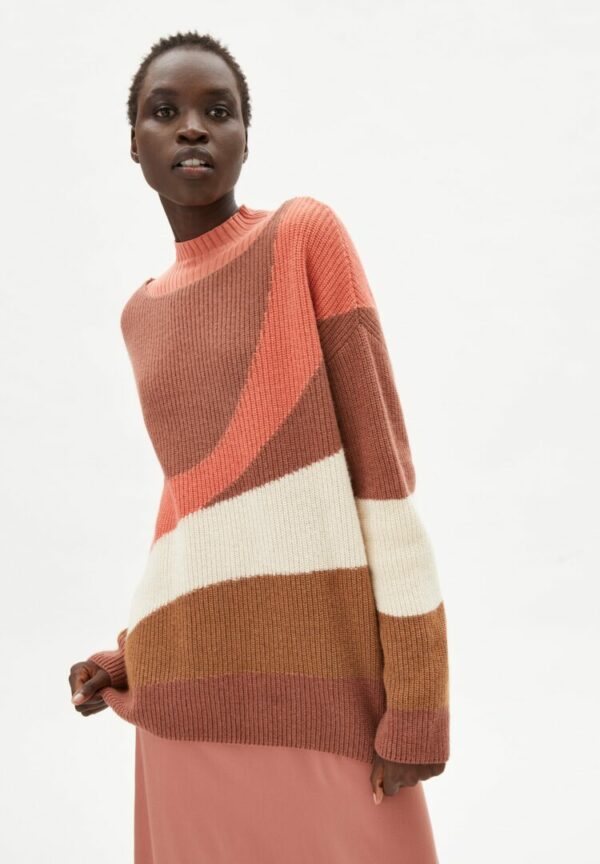 Strickpullover Miyaa Soft Hills In Copper Glow von ArmedAngels