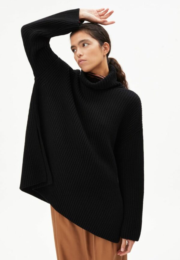 Strickpullover Piaa Recycled Wool In Black von ArmedAngels