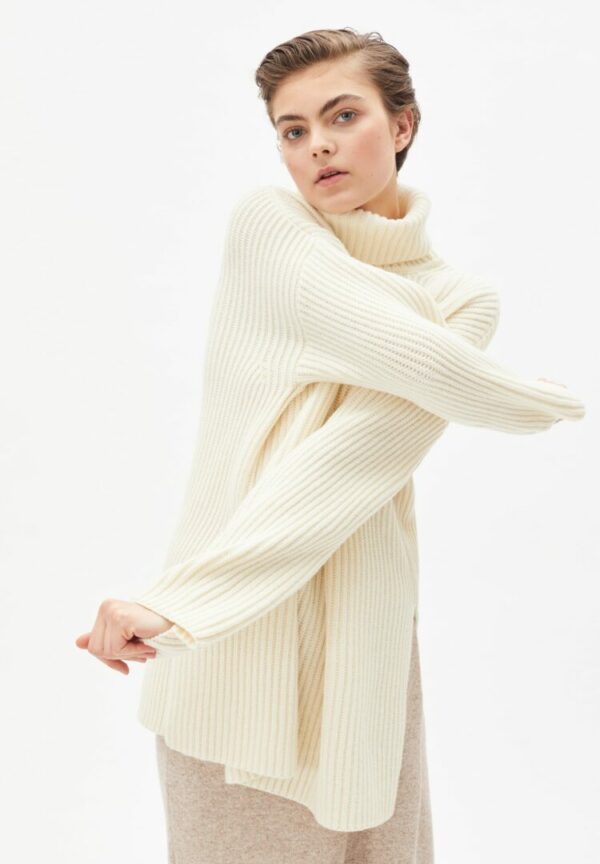 Strickpullover Piaa Recycled Wool In Oatmilk von ArmedAngels