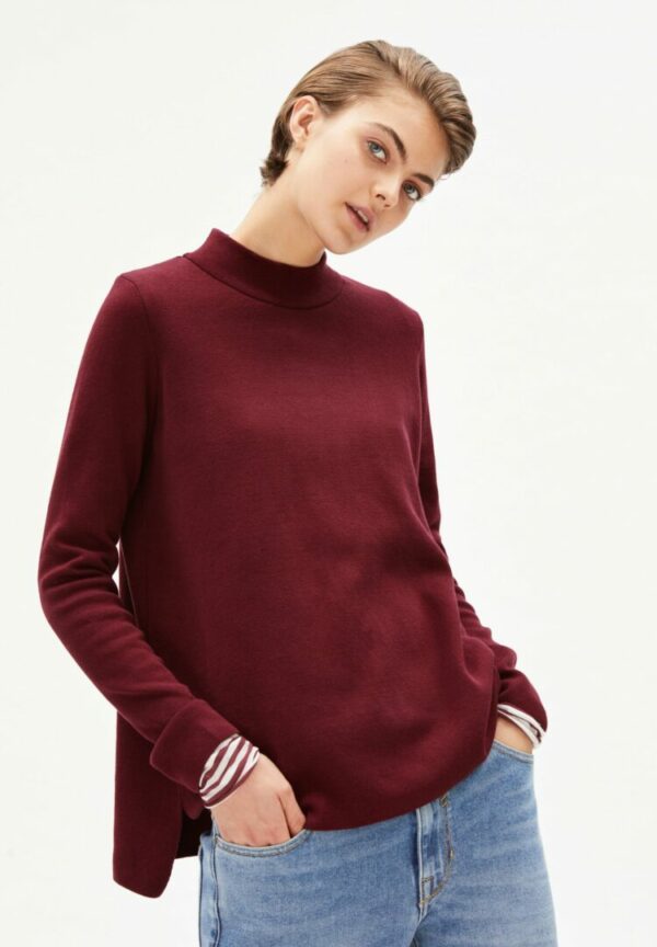 Strickpullover Seldaa In Ruby Red von ArmedAngels