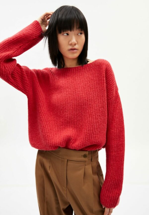 Strickpullover Siaana In Dark Poppy von ArmedAngels