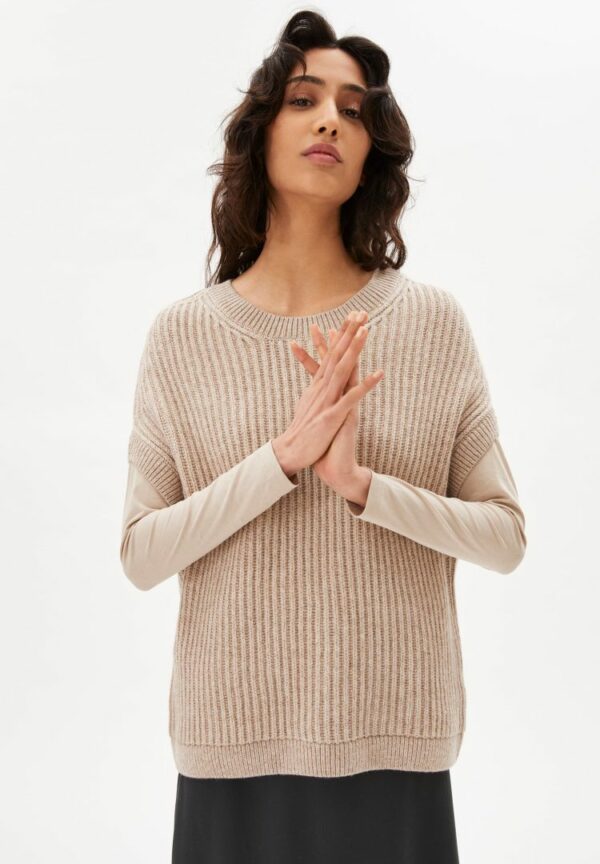 Stricktop Ilariaa Soft In Light Desert Melange von ArmedAngels