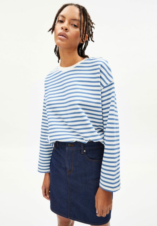 Sweatshirt Frankaa  Stripe In Undyed-cloudbusting von ArmedAngels