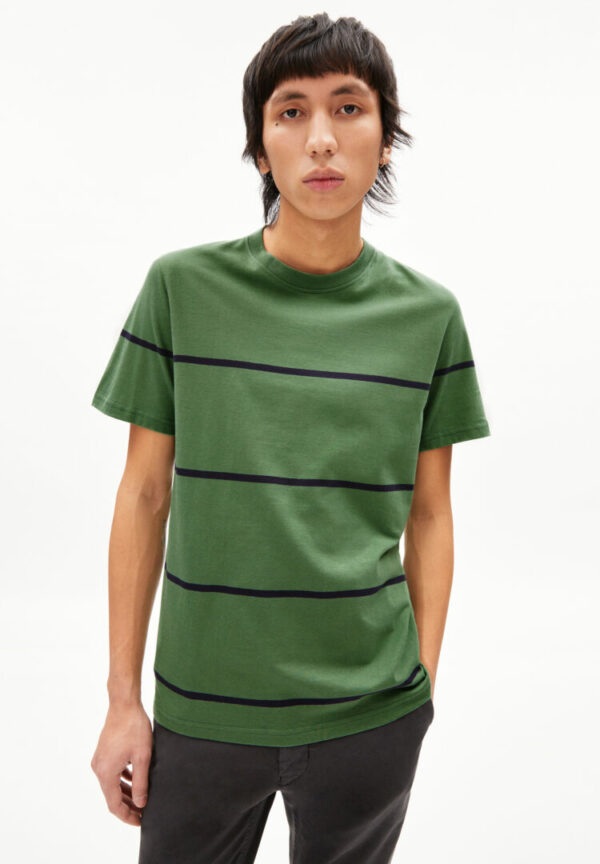 T-shirt Aado Stripes In Myrtales - Night Sky von ArmedAngels
