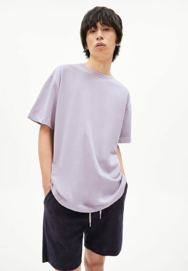 T-shirt Aalex Solid In Purple Noise von ArmedAngels