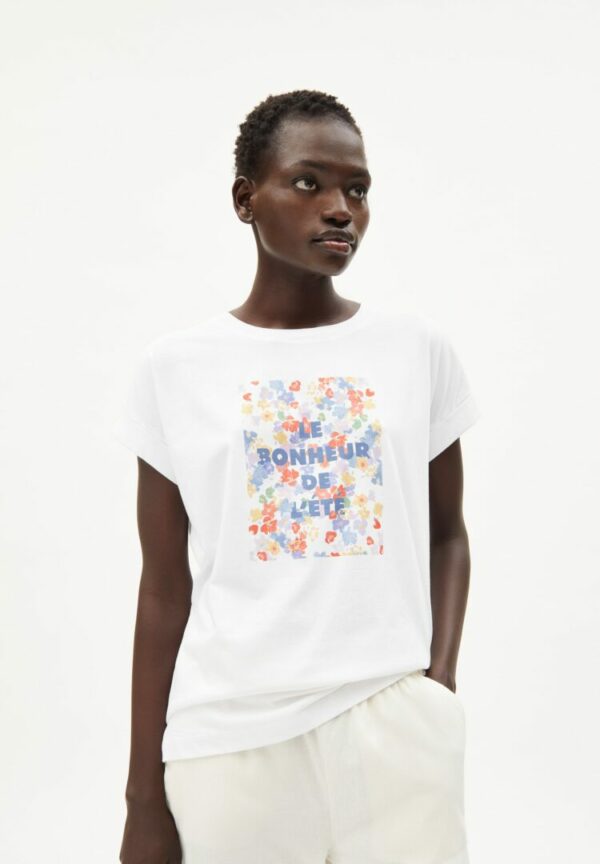 T-shirt Idaa Mini Floral In White von ArmedAngels