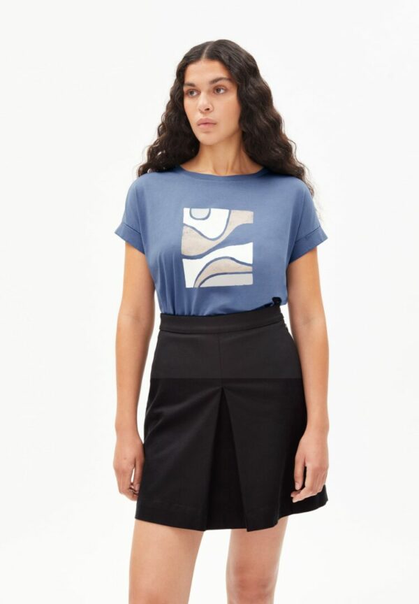 T-shirt Idaa Soft Hills In Shadow Blue von ArmedAngels