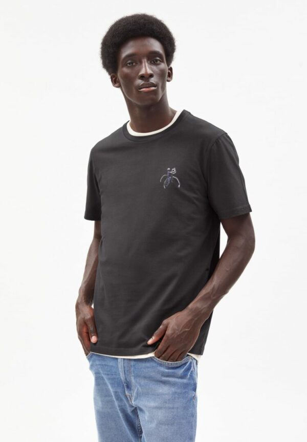 T-shirt Jaames Aqua Bike In Graphite von ArmedAngels