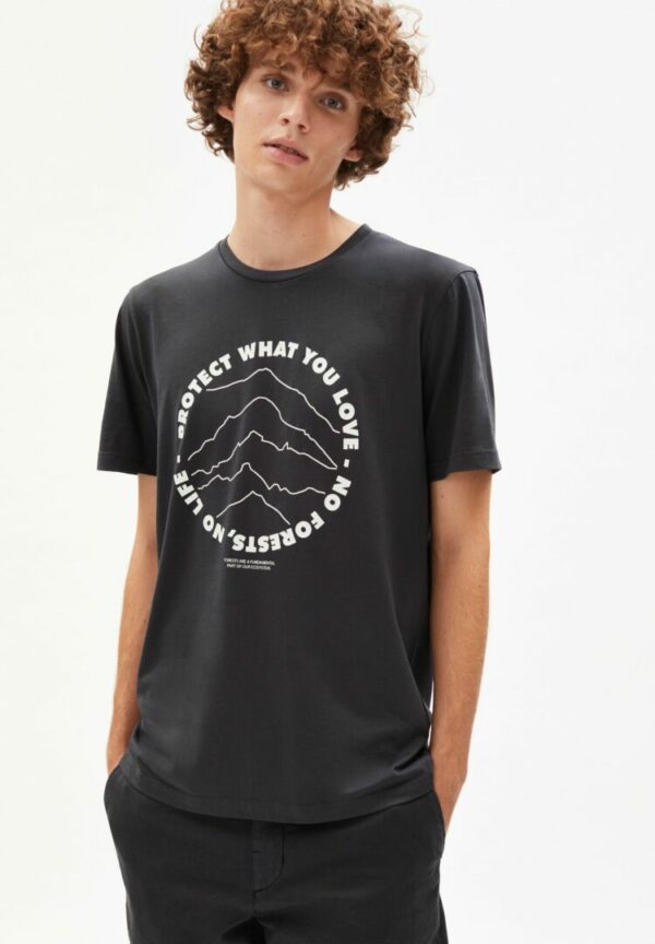 T-shirt Jaames Forest In Graphite von ArmedAngels