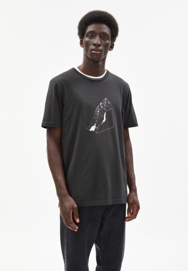 T-shirt Jaames Mountaintop In Graphite von ArmedAngels