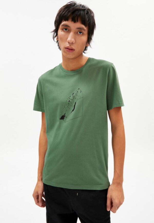 T-shirt Jaames Mountaintop In Myrtales von ArmedAngels
