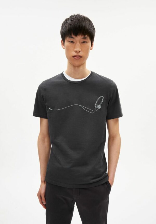 T-shirt Jaames Musique In Graphite von ArmedAngels