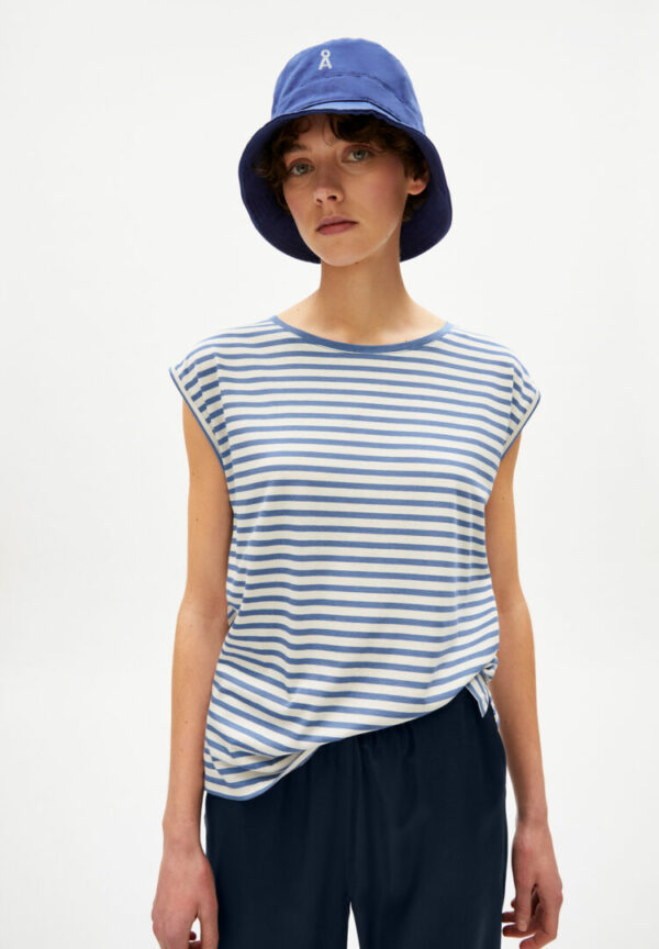 T-shirt Jilaa Stripes In Cloudbusting-oatmilk von ArmedAngels