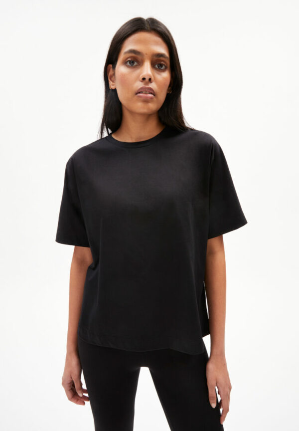 T-shirt Kajaa Mercerized In Black von ArmedAngels