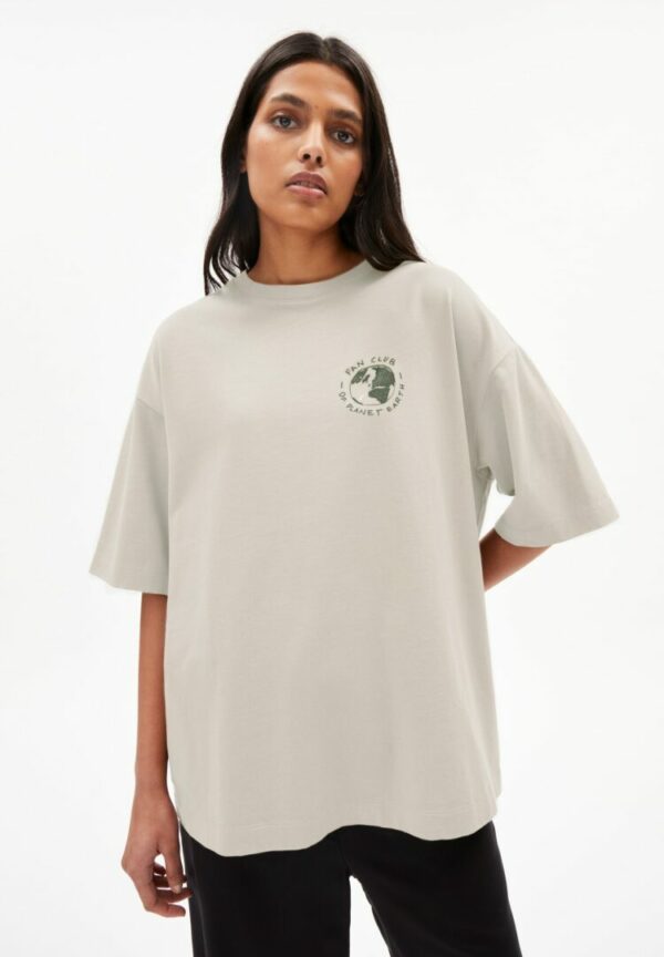 T-shirt Lauraa Fan Club In Undyed von ArmedAngels