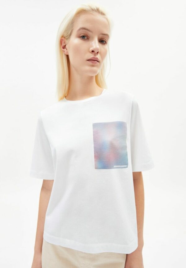 T-shirt Layaa Atmospheric In White von ArmedAngels