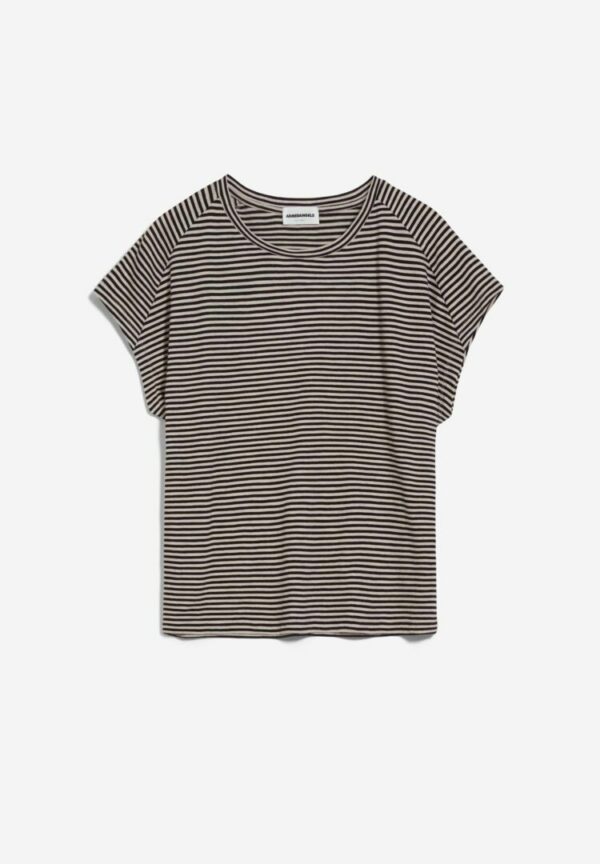 T-shirt Ofeliaa Lovely Stripes In Black-light Desert von ArmedAngels