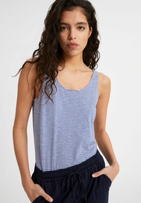 Top Aariana Lovely Stripes In Deep Ultramarine-oatmilk von ArmedAngels