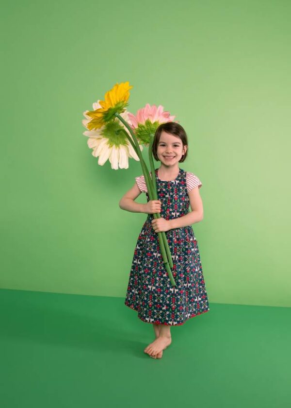 Kinder-kleid Zauberzopf Beach Blau von blutsgeschwister