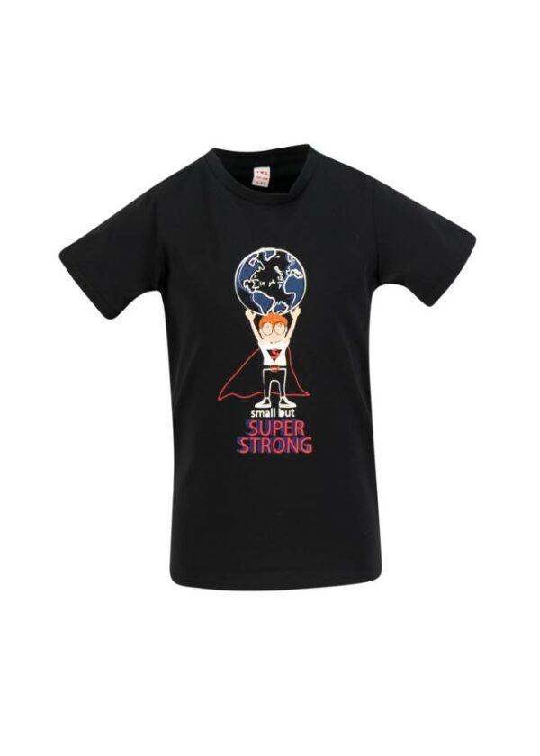 Kinder-shirt Kinderstark Schwarz von blutsgeschwister