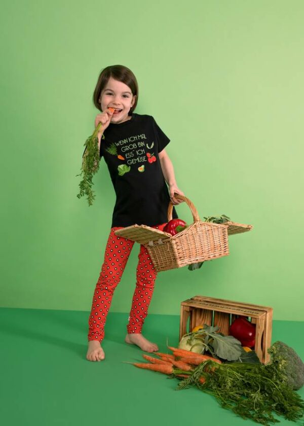 Kinder-shirt Kinderstark Schwarz von blutsgeschwister